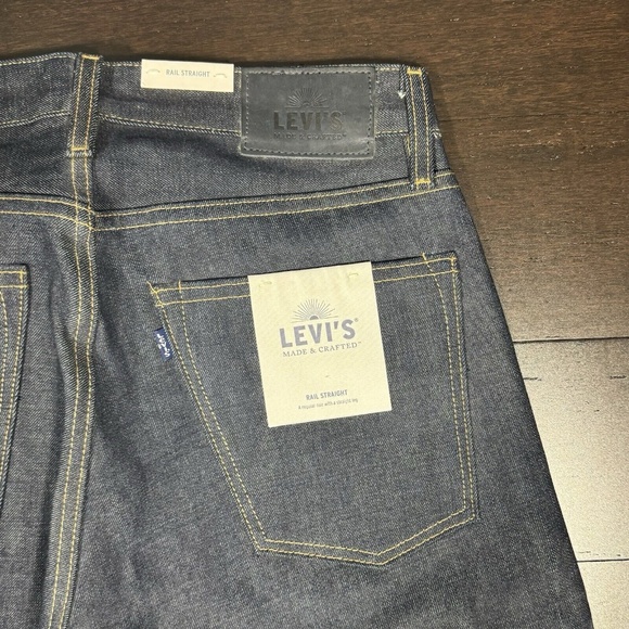 Levi's 501 Jeans 30 x 34 Japanese Selvedge Denim Straight Zip Fly Blue Tab 82 - Picture 8 of 9
